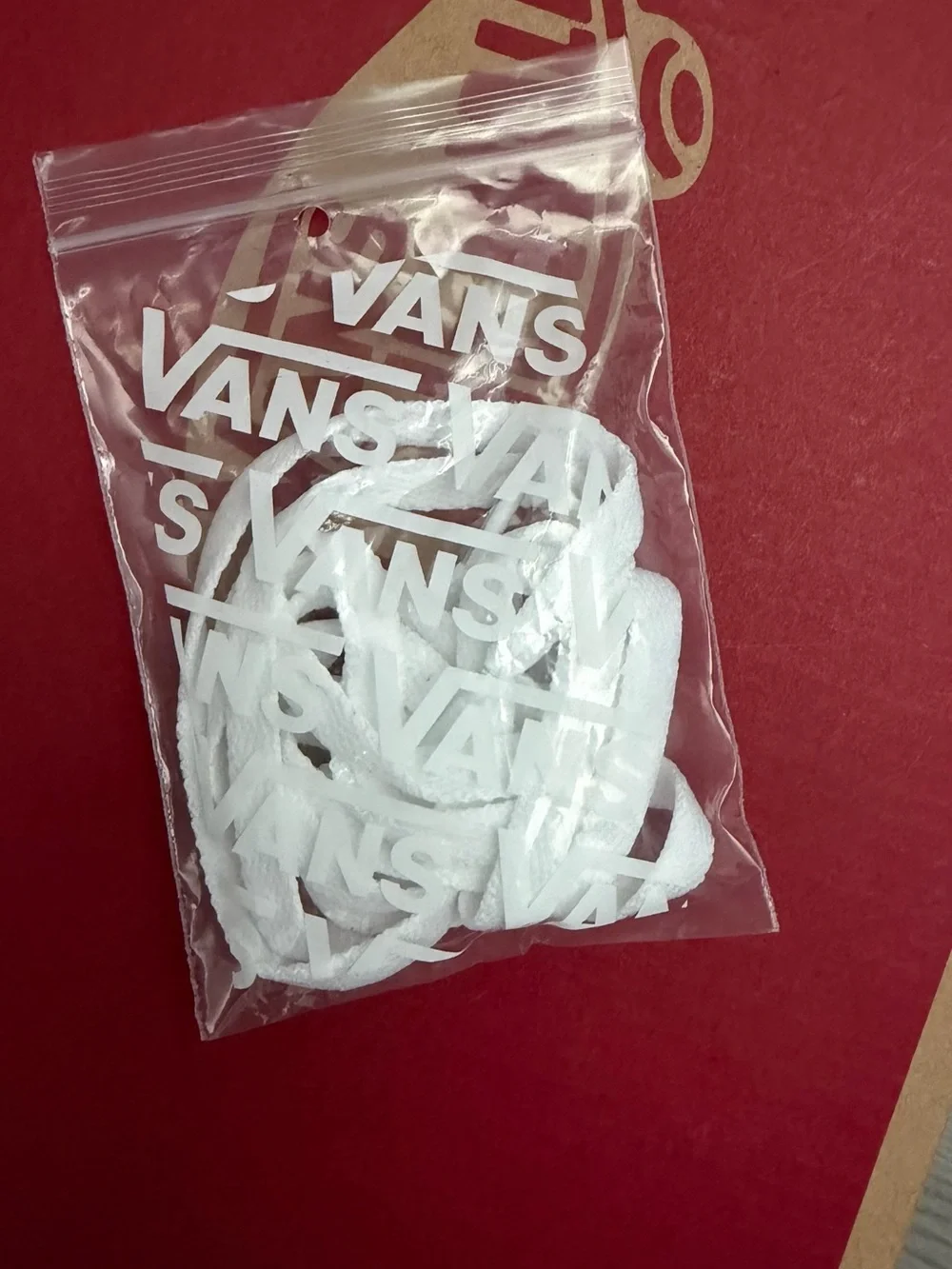 Vans Kids Red High-Top Skate Sneakers with White Laces + extra White Laces